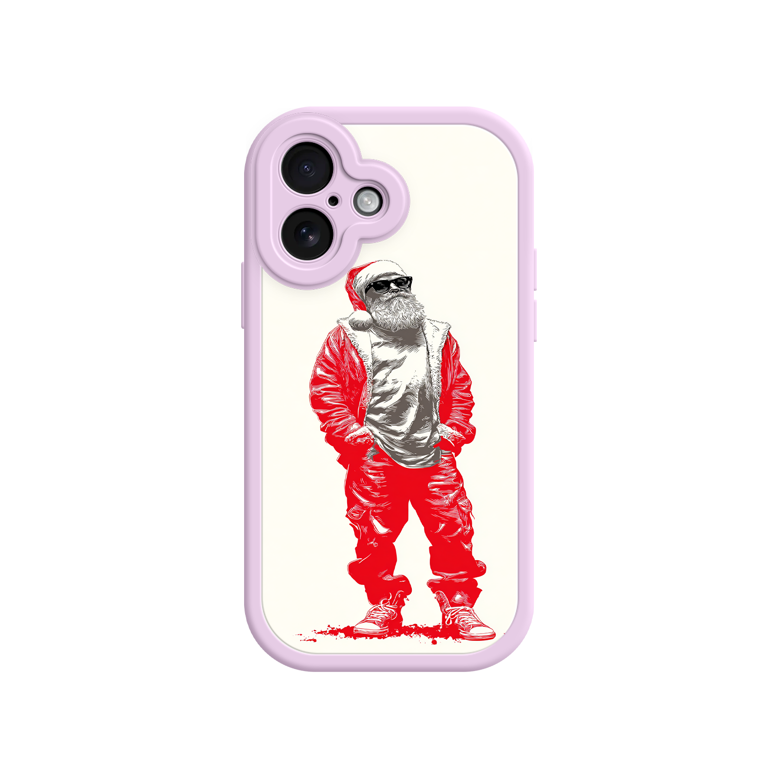 Urban holiday phone case with festive flair