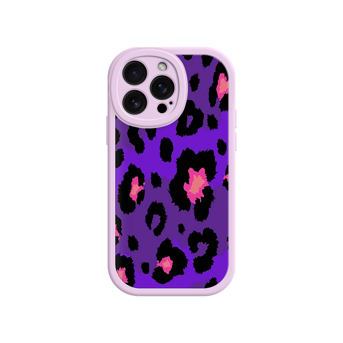 #MC0025 Factory Wholesale Purple Leopard Print iPhone 17 Case – Trendy Animal Print, Protective Fashion Cover, Bold & Stylish Design