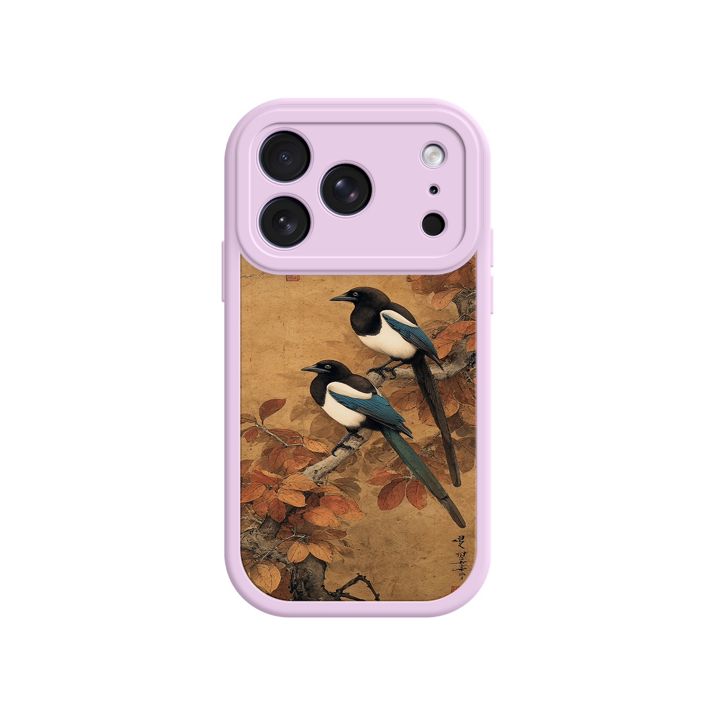 Autumn bird phone case for lifestyle shots