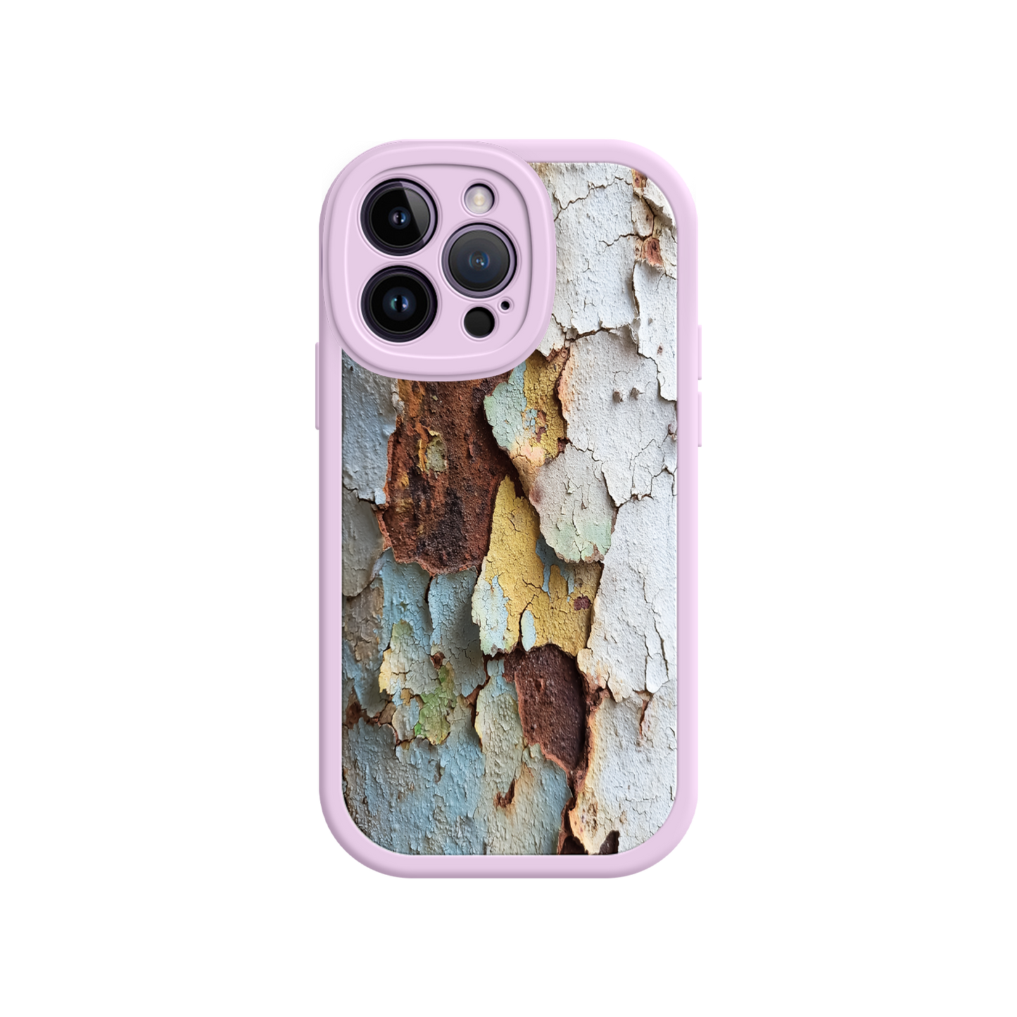 #MC0021 Factory Wholesale Rustic Patina Phone Case – Vintage Peeling Paint Design for iPhone 17