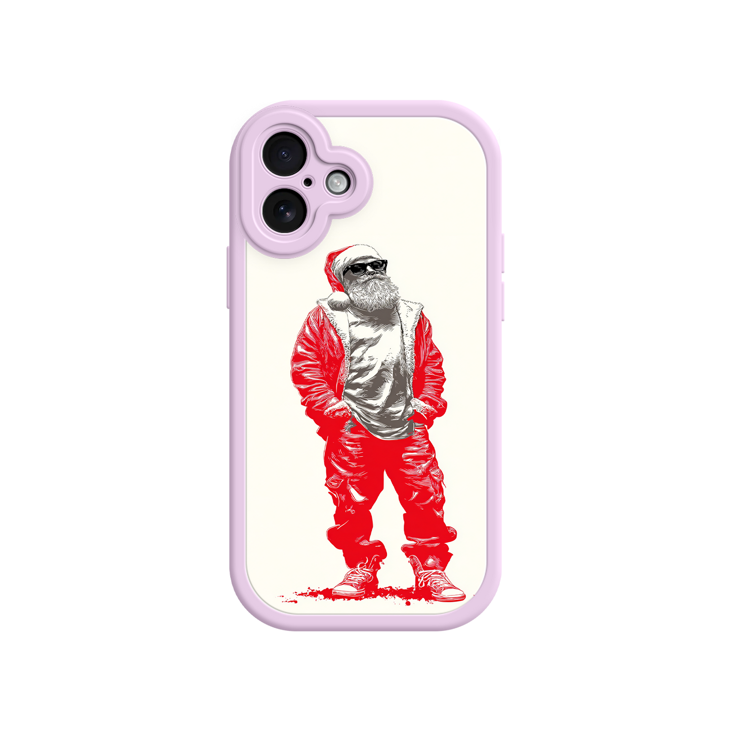 #MC0023 Factory Wholesale Urban Santa Street Style iphone 17 Case