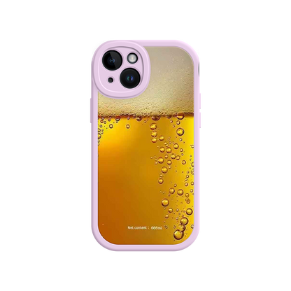 #MC0007 Factory Wholesale Funny Beer Glass Phone Case – Realistic Foam Design, Novelty Gift for Beer Lovers