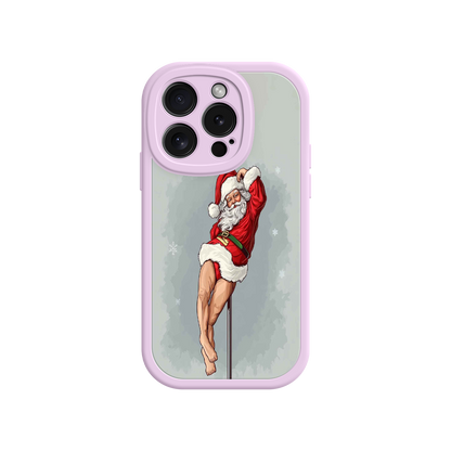#MC0038 Factory Wholesale Pole Dancing Santa Claus iPhone 17 Case – Funny Christmas Art, Cheeky Holiday Design, Festive Adult Humor