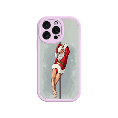 #MC0038 Factory Wholesale Pole Dancing Santa Claus iPhone 17 Case – Funny Christmas Art, Cheeky Holiday Design, Festive Adult Humor