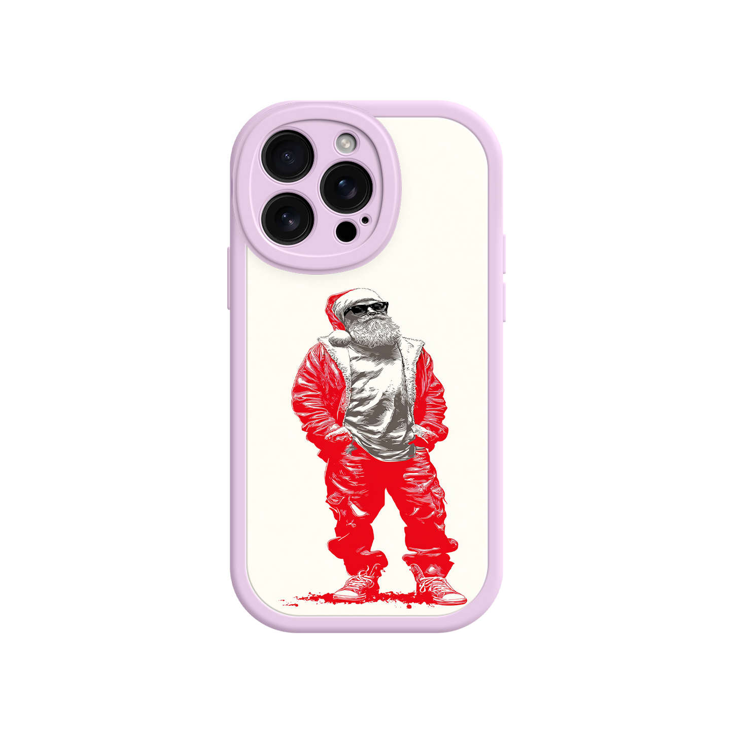 #MC0023 Factory Wholesale Urban Santa Street Style iphone 17 Case