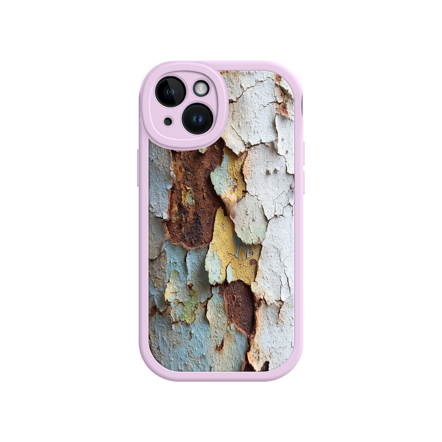 #MC0021 Factory Wholesale Rustic Patina Phone Case – Vintage Peeling Paint Design for iPhone 17