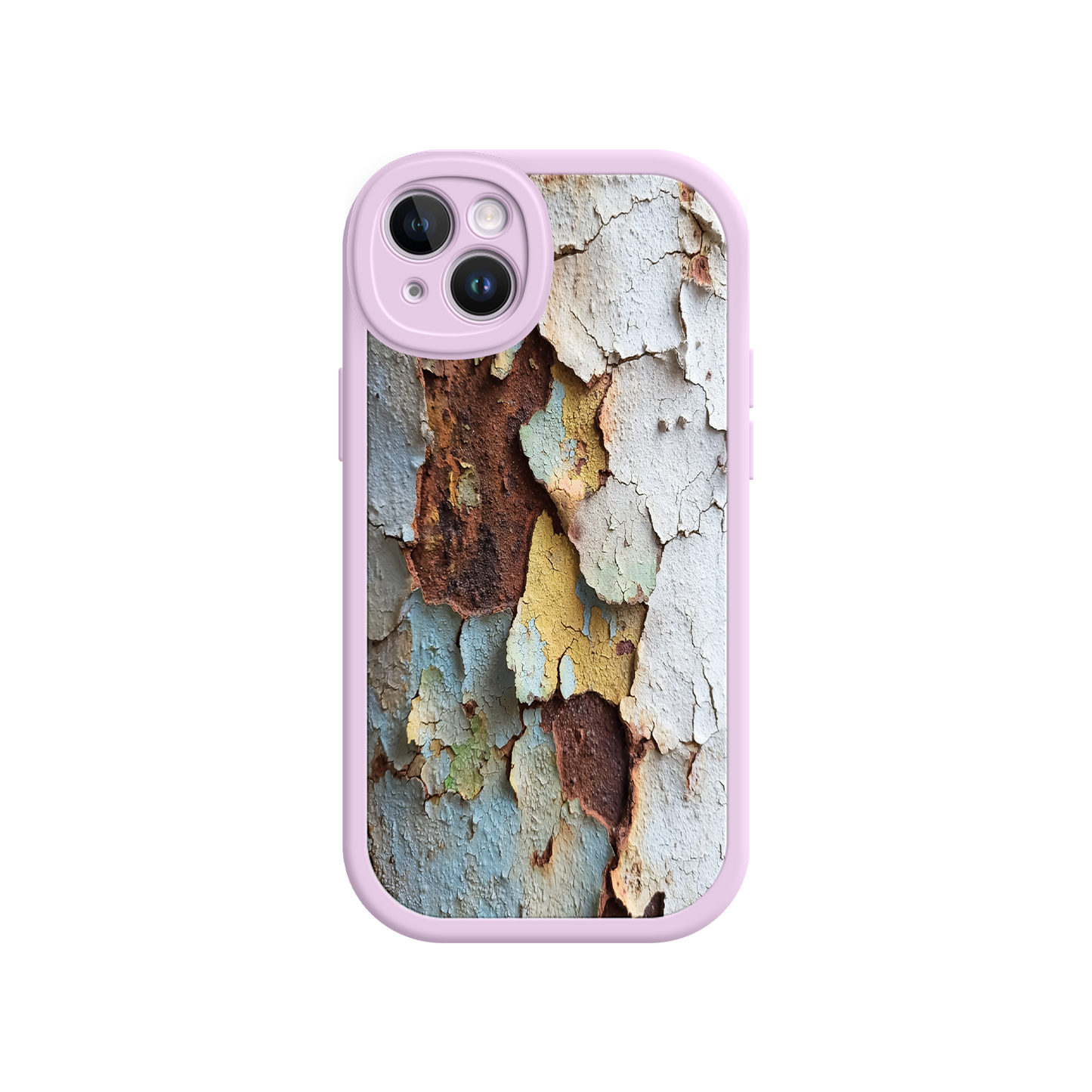 #MC0021 Factory Wholesale Rustic Patina Phone Case – Vintage Peeling Paint Design for iPhone 17