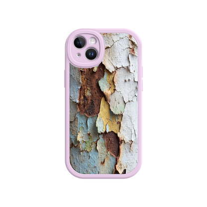 #MC0021 Factory Wholesale Rustic Patina Phone Case – Vintage Peeling Paint Design for iPhone 17