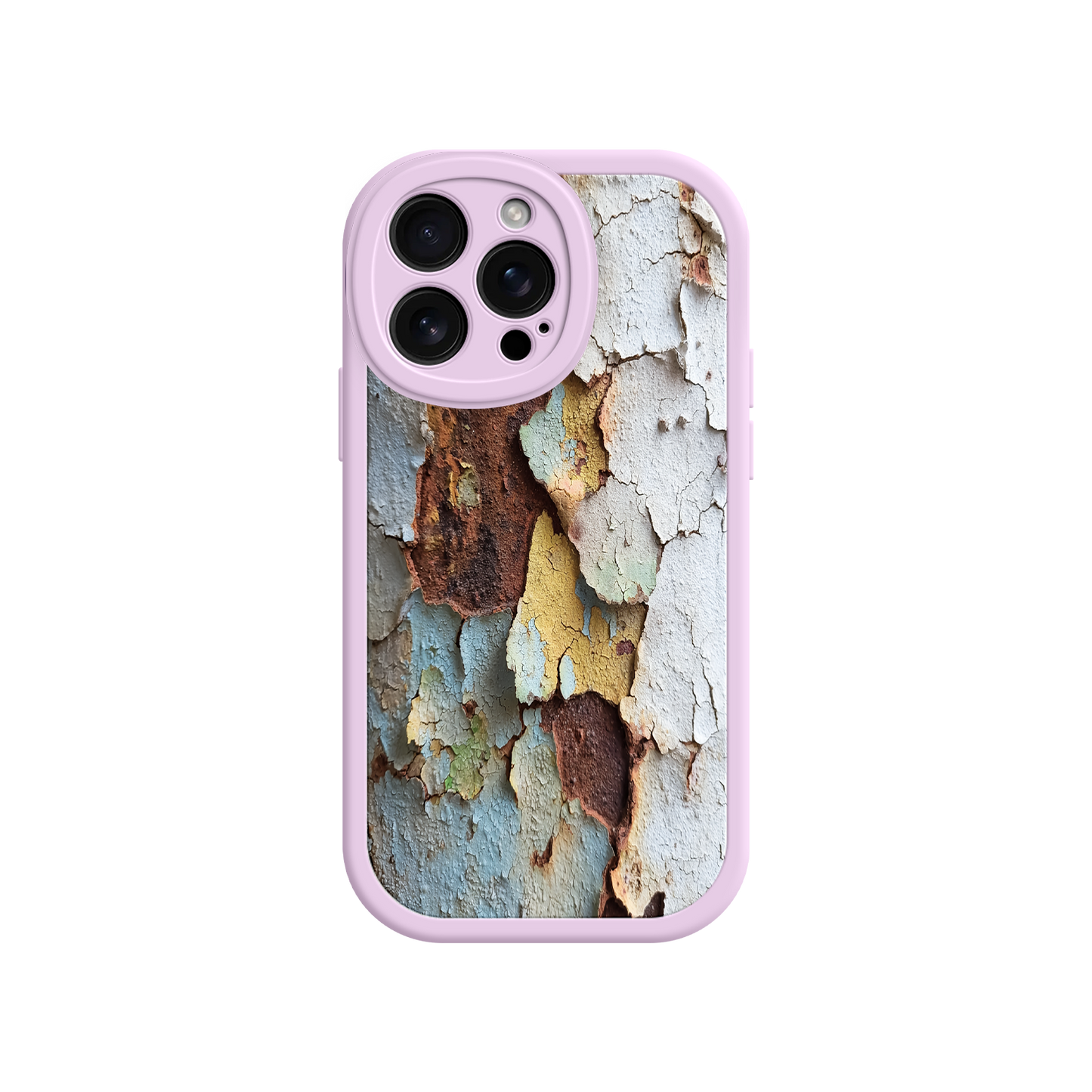 #MC0021 Factory Wholesale Rustic Patina Phone Case – Vintage Peeling Paint Design for iPhone 17