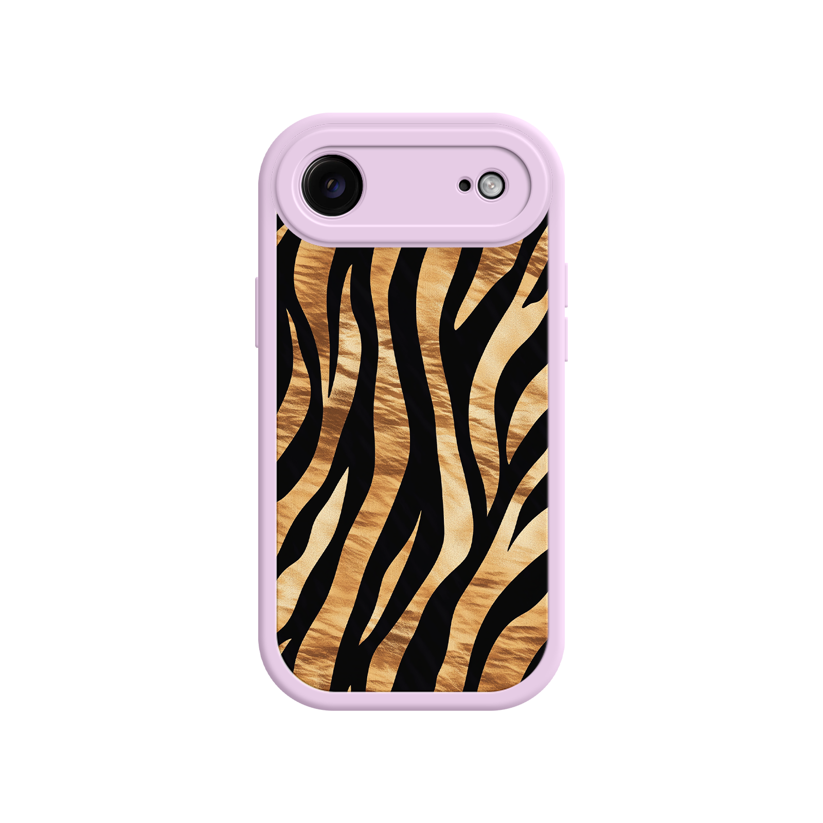 Trendy phone case with tiger fur design