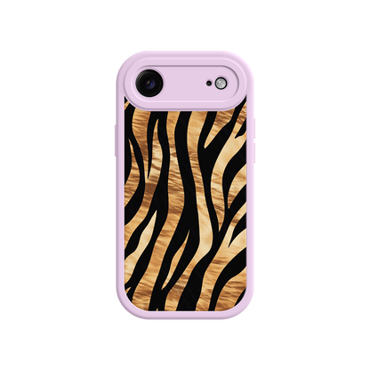 Trendy phone case with tiger fur design