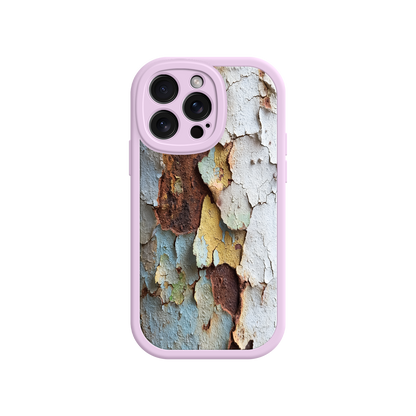 Distressed paint phone case for creative photography