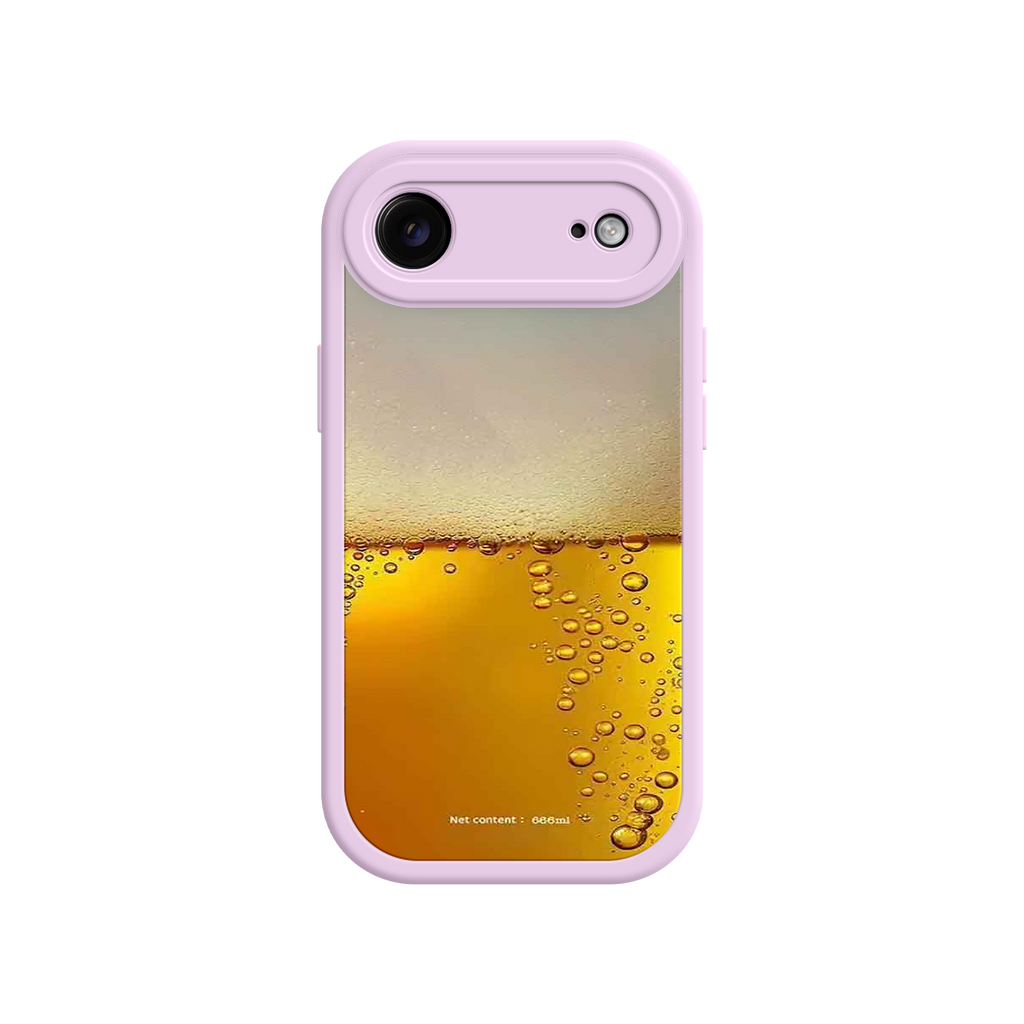Funny Beer Glass Phone Case – Realistic Foam Design, Novelty Gift for Beer Lovers