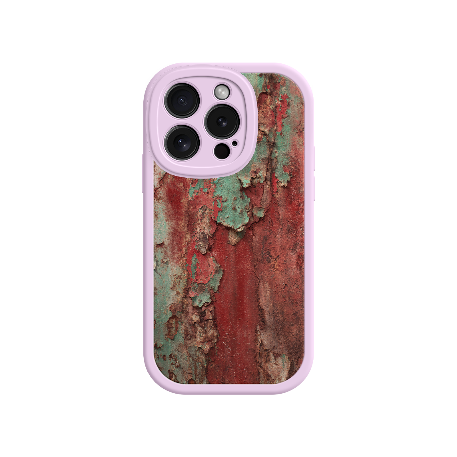 Textured phone case with antique metal look