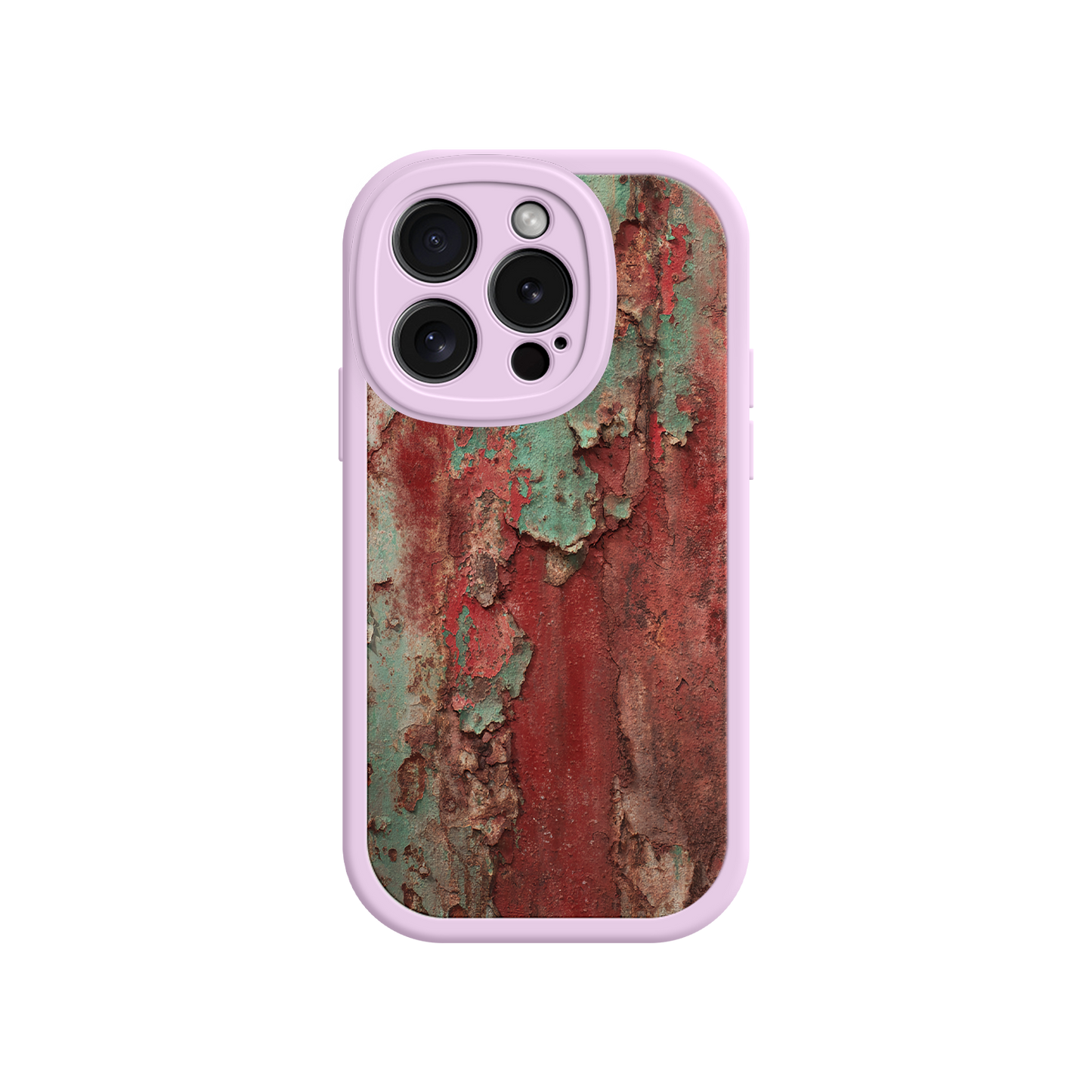 #MC0022 Factory Wholesale Rustic Metal Texture Phone Case – Vintage Industrial Style for iPhone 17