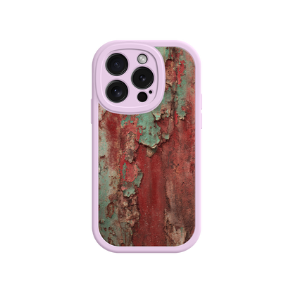 #MC0022 Factory Wholesale Rustic Metal Texture Phone Case – Vintage Industrial Style for iPhone 17