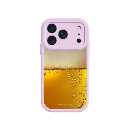 #MC0007 Factory Wholesale Funny Beer Glass Phone Case – Realistic Foam Design, Novelty Gift for Beer Lovers