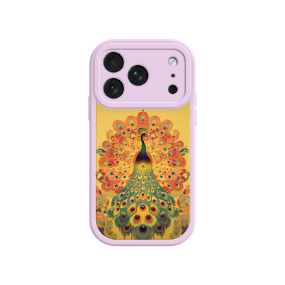 #MC0009 Factory Wholesale Peacock iPhone Case – Artistic Bird Design with Vibrant Feathers & Boho Style