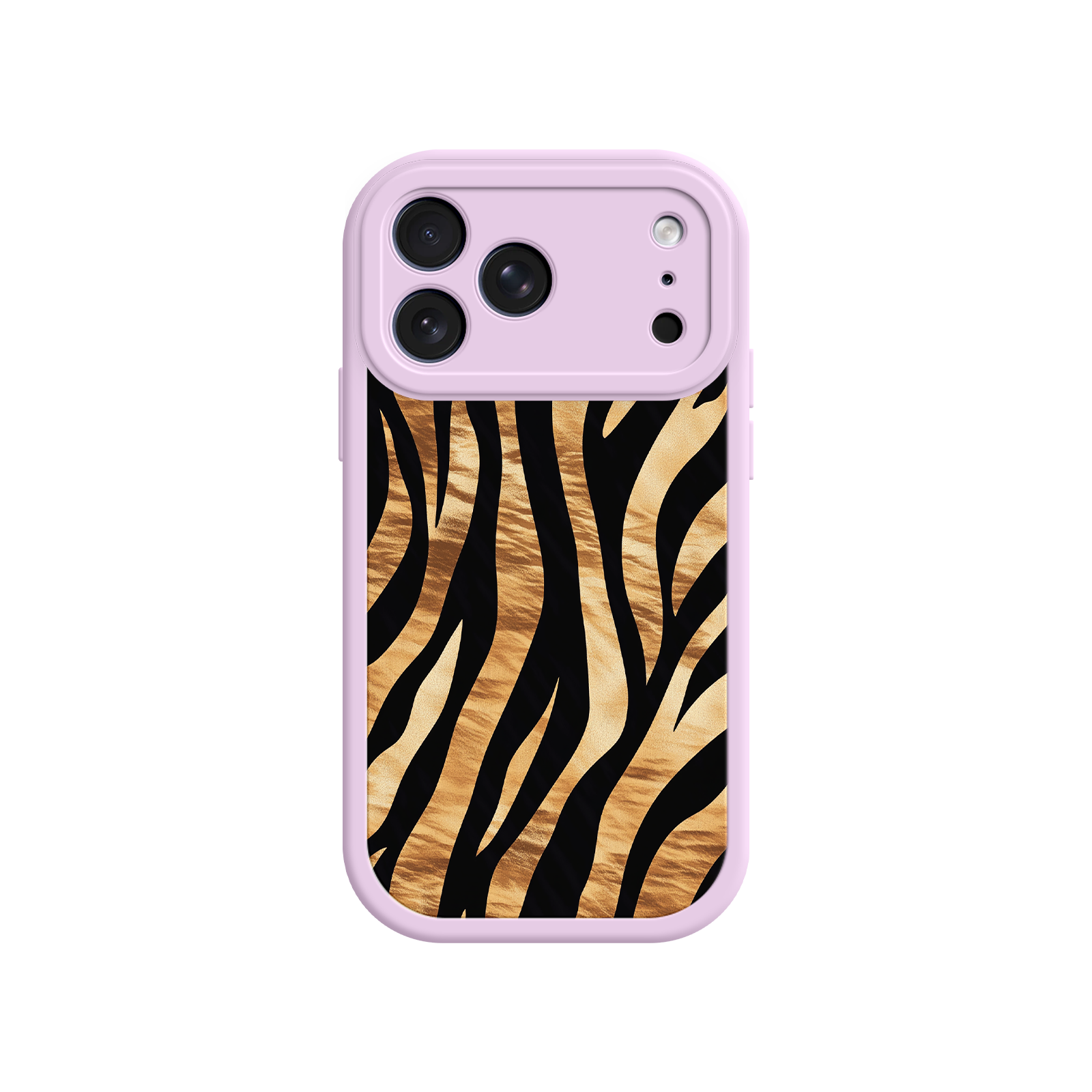Fashion phone case with wild animal stripe design