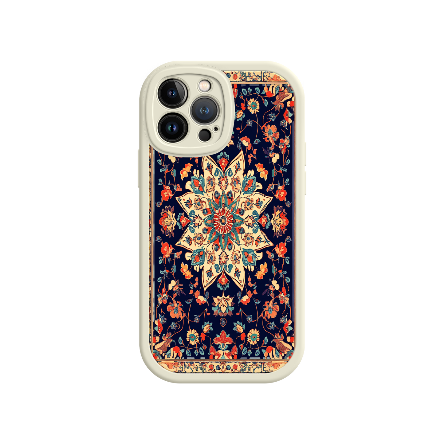 #MC0029 Factory Wholesale Mandala iPhone 17 Case – Ornate Pattern, Bohemian Style, Artistic Floral Design