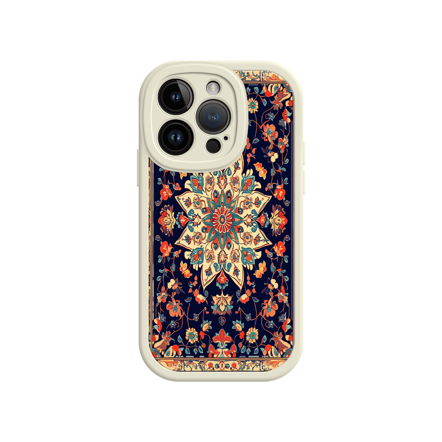 #MC0029 Factory Wholesale Mandala iPhone 17 Case – Ornate Pattern, Bohemian Style, Artistic Floral Design