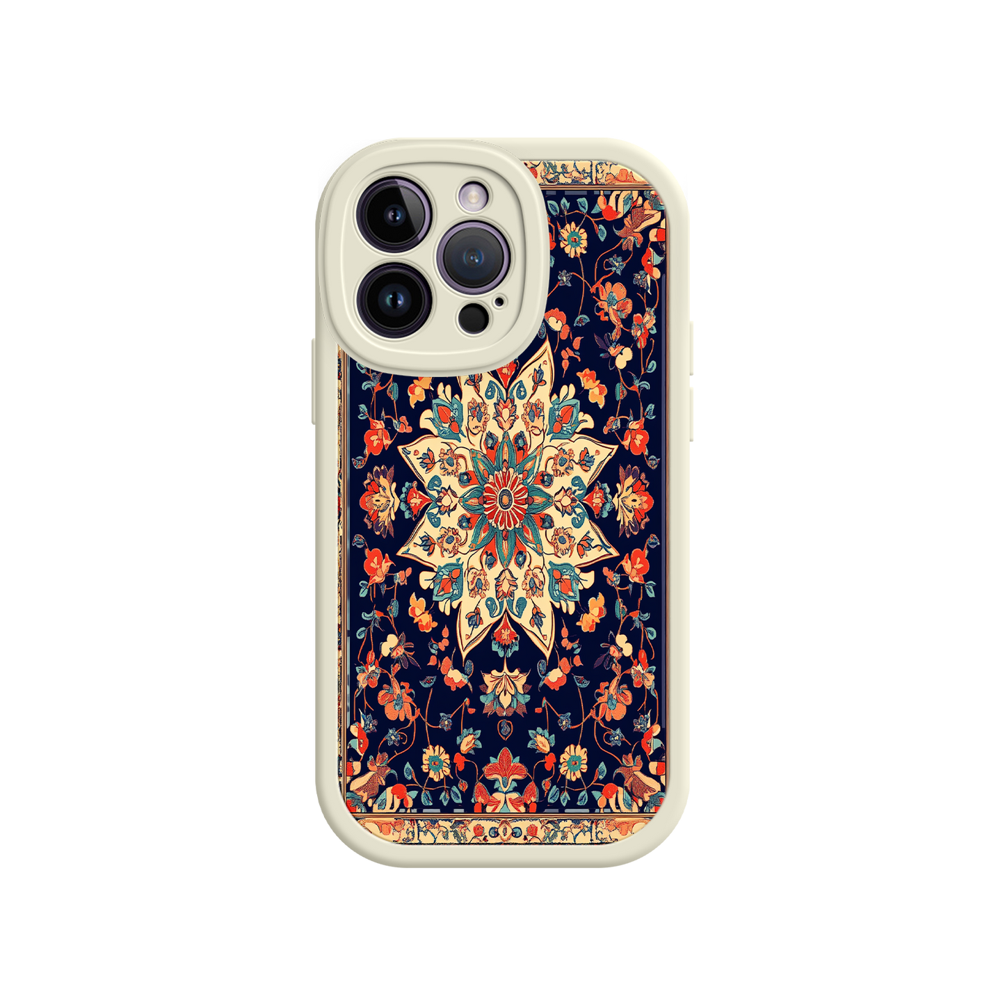 #MC0029 Factory Wholesale Mandala iPhone 17 Case – Ornate Pattern, Bohemian Style, Artistic Floral Design