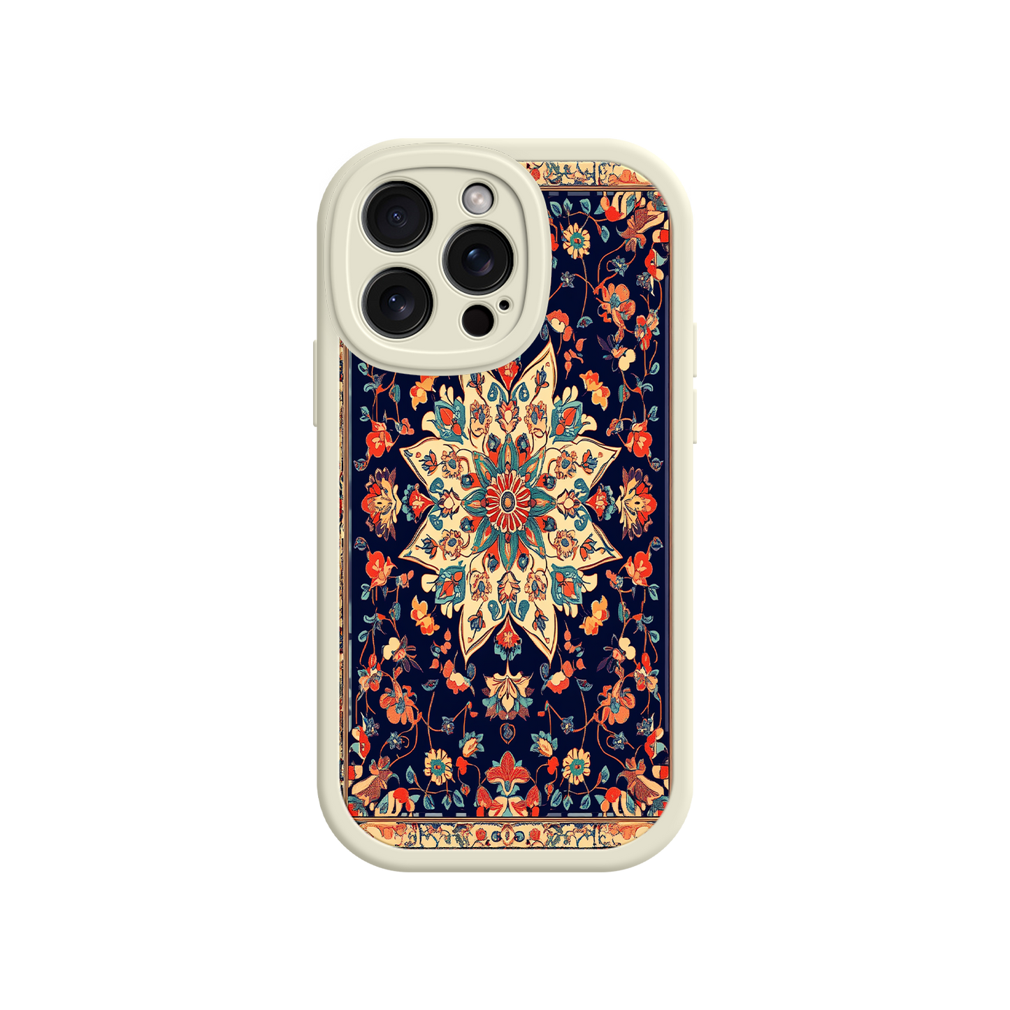#MC0029 Factory Wholesale Mandala iPhone 17 Case – Ornate Pattern, Bohemian Style, Artistic Floral Design