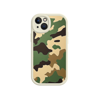 #MC0031 Factory Wholesale Military Camo iPhone 17 Case – Woodland Camouflage, Tactical Design, Rugged Phone Cover