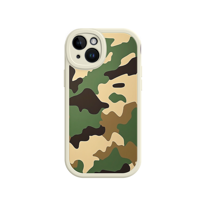 #MC0031 Factory Wholesale Military Camo iPhone 17 Case – Woodland Camouflage, Tactical Design, Rugged Phone Cover