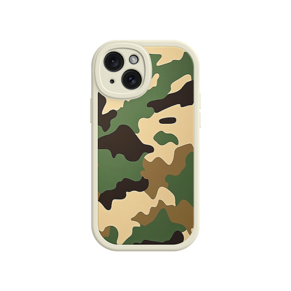 #MC0031 Factory Wholesale Military Camo iPhone 17 Case – Woodland Camouflage, Tactical Design, Rugged Phone Cover