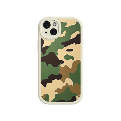 #MC0031 Factory Wholesale Military Camo iPhone 17 Case – Woodland Camouflage, Tactical Design, Rugged Phone Cover