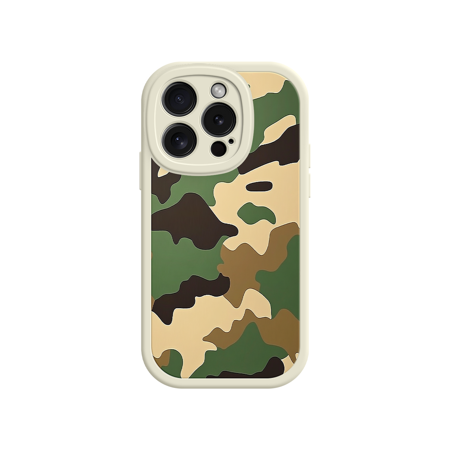 #MC0031 Factory Wholesale Military Camo iPhone 17 Case – Woodland Camouflage, Tactical Design, Rugged Phone Cover