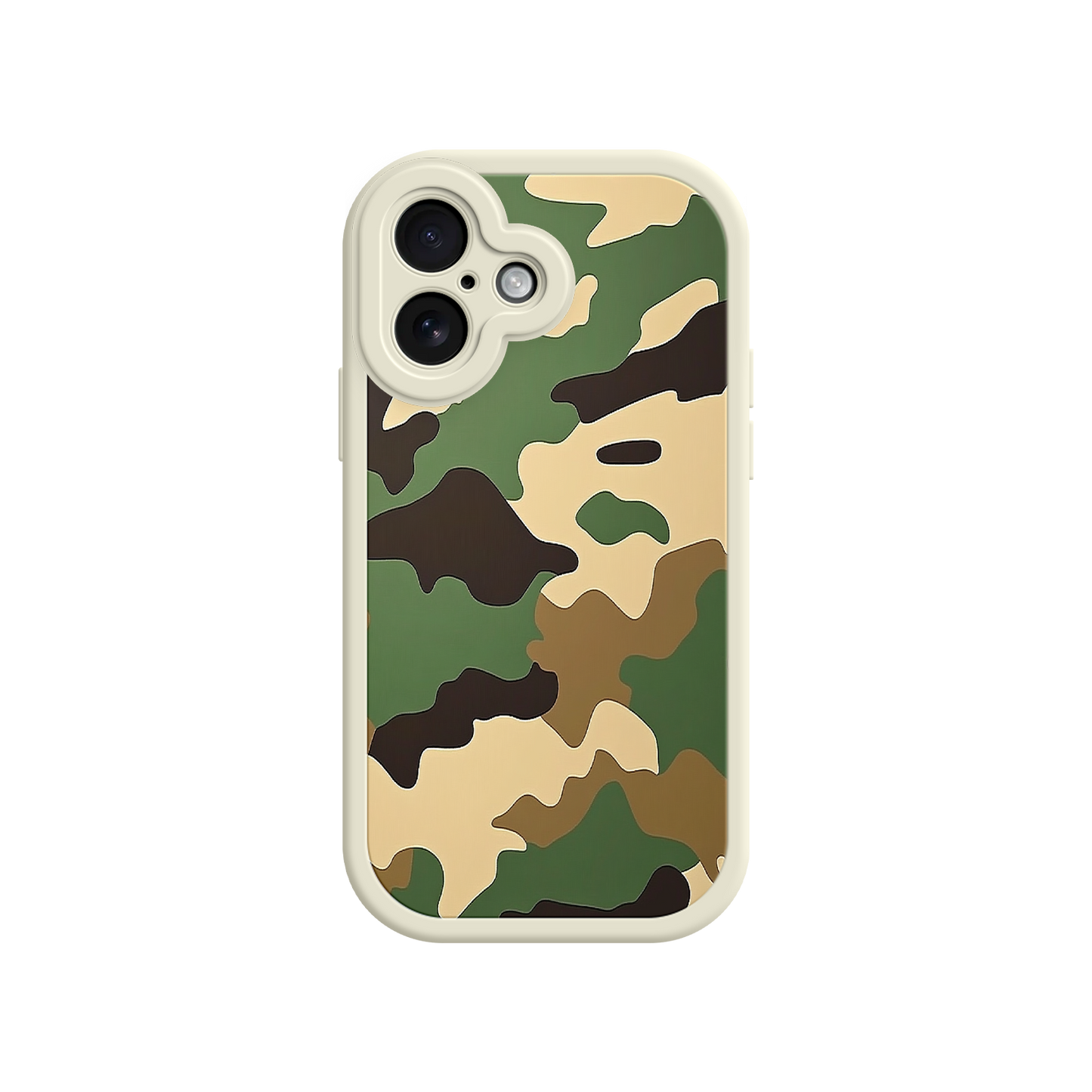 #MC0031 Factory Wholesale Military Camo iPhone 17 Case – Woodland Camouflage, Tactical Design, Rugged Phone Cover
