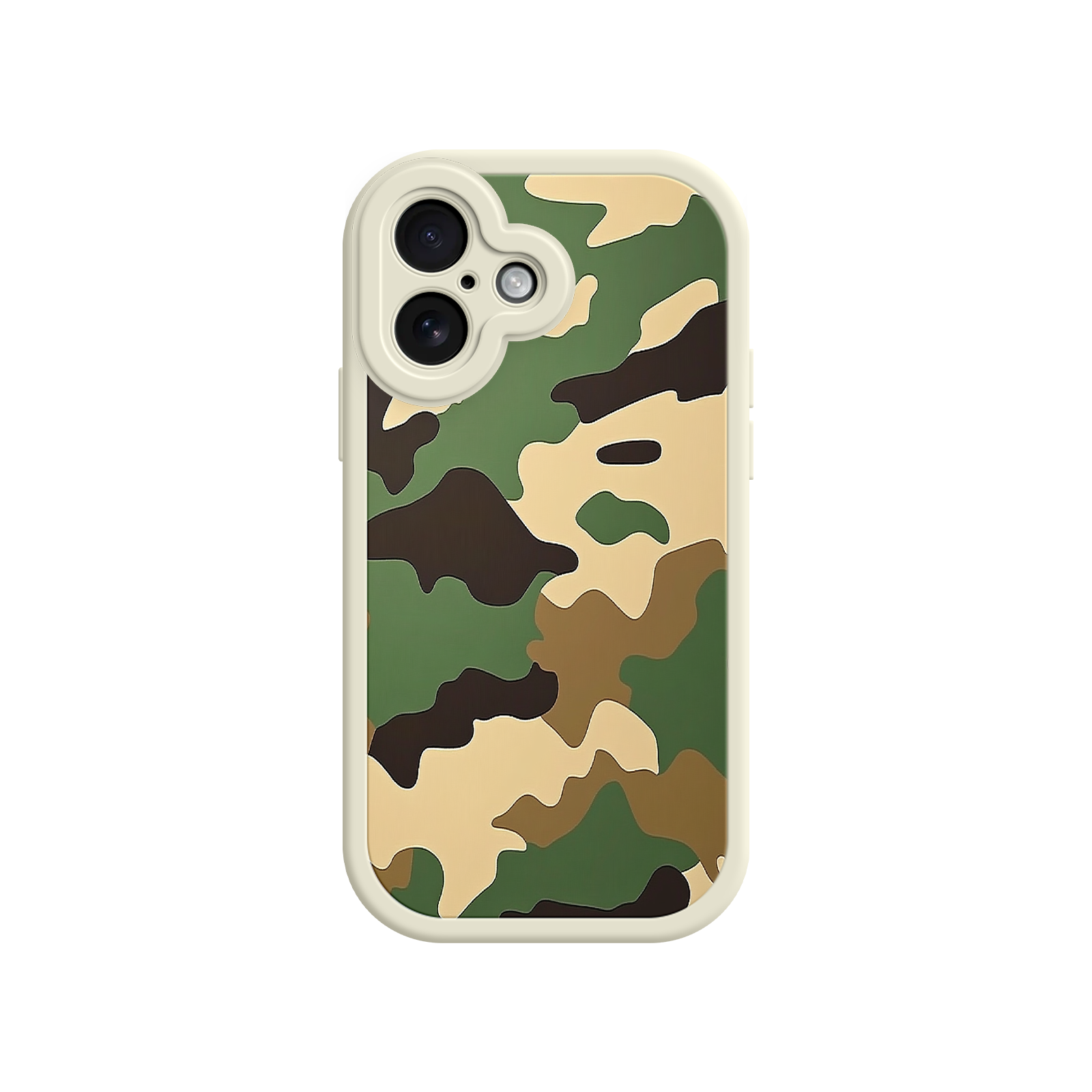 Military Camo iPhone 17 Case – Woodland Camouflage, Tactical Design, Rugged Phone Cover