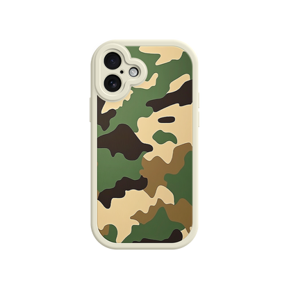 #MC0031 Factory Wholesale Military Camo iPhone 17 Case – Woodland Camouflage, Tactical Design, Rugged Phone Cover