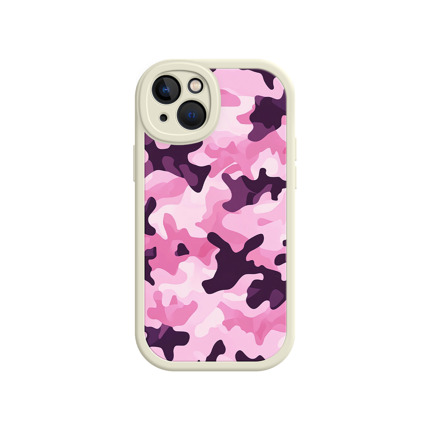#MC0030 Factory Wholesale Pink Camo iPhone 17 Case – Camouflage, Feminine Style, Protective Phone Cover