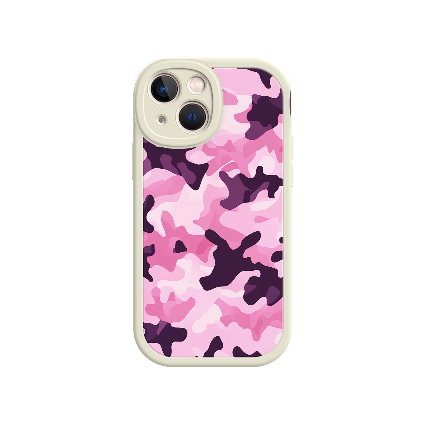 #MC0030 Factory Wholesale Pink Camo iPhone 17 Case – Camouflage, Feminine Style, Protective Phone Cover
