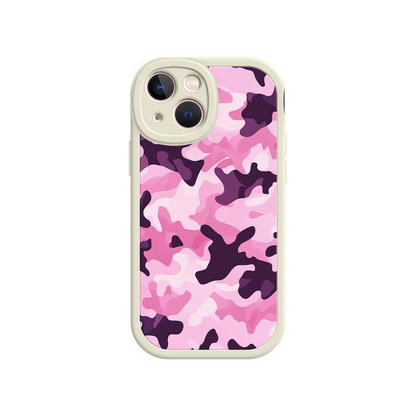 #MC0030 Factory Wholesale Pink Camo iPhone 17 Case – Camouflage, Feminine Style, Protective Phone Cover