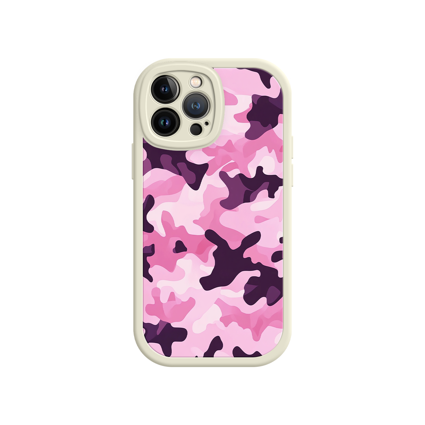 #MC0030 Factory Wholesale Pink Camo iPhone 17 Case – Camouflage, Feminine Style, Protective Phone Cover