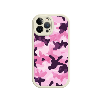 #MC0030 Factory Wholesale Pink Camo iPhone 17 Case – Camouflage, Feminine Style, Protective Phone Cover