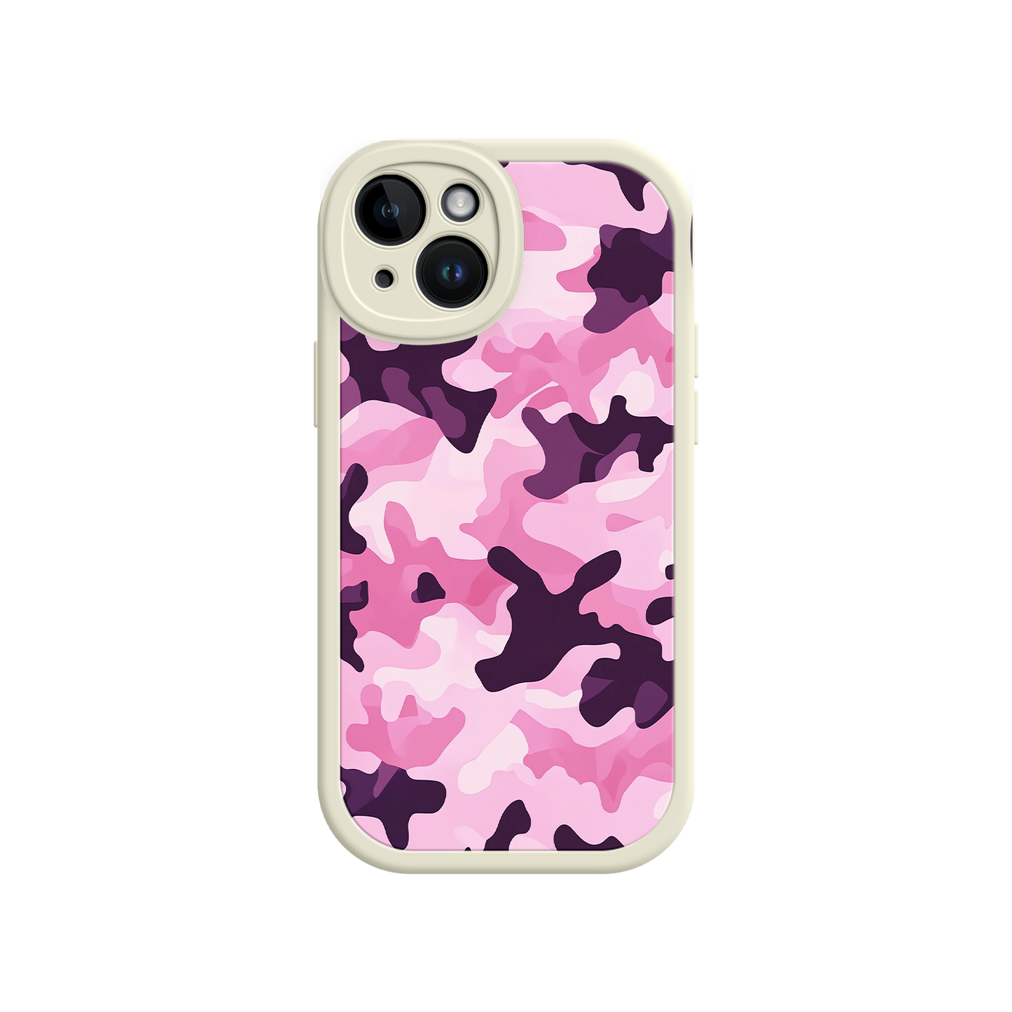 #MC0030 Factory Wholesale Pink Camo iPhone 17 Case – Camouflage, Feminine Style, Protective Phone Cover