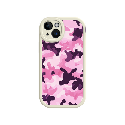 #MC0030 Factory Wholesale Pink Camo iPhone 17 Case – Camouflage, Feminine Style, Protective Phone Cover