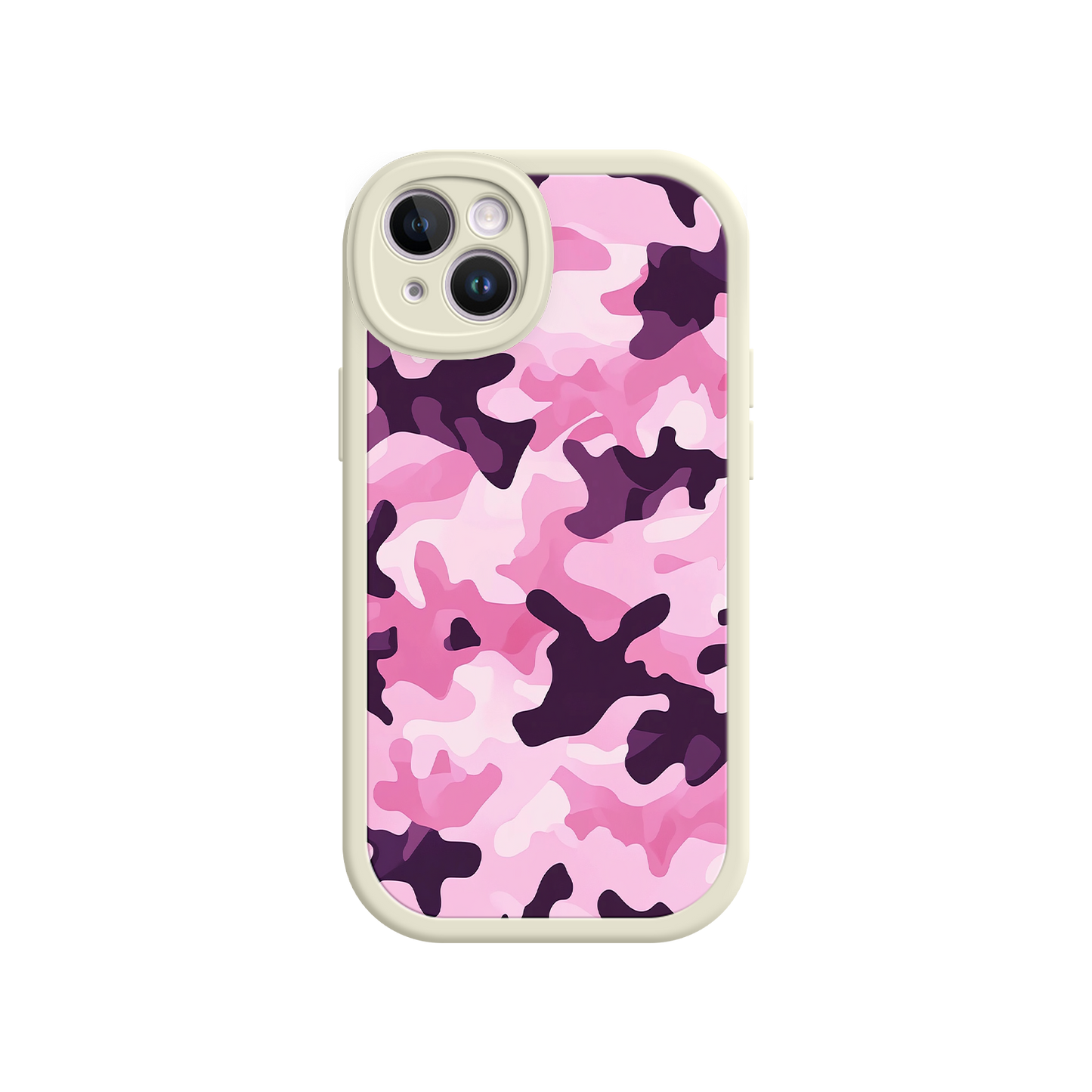 #MC0030 Factory Wholesale Pink Camo iPhone 17 Case – Camouflage, Feminine Style, Protective Phone Cover