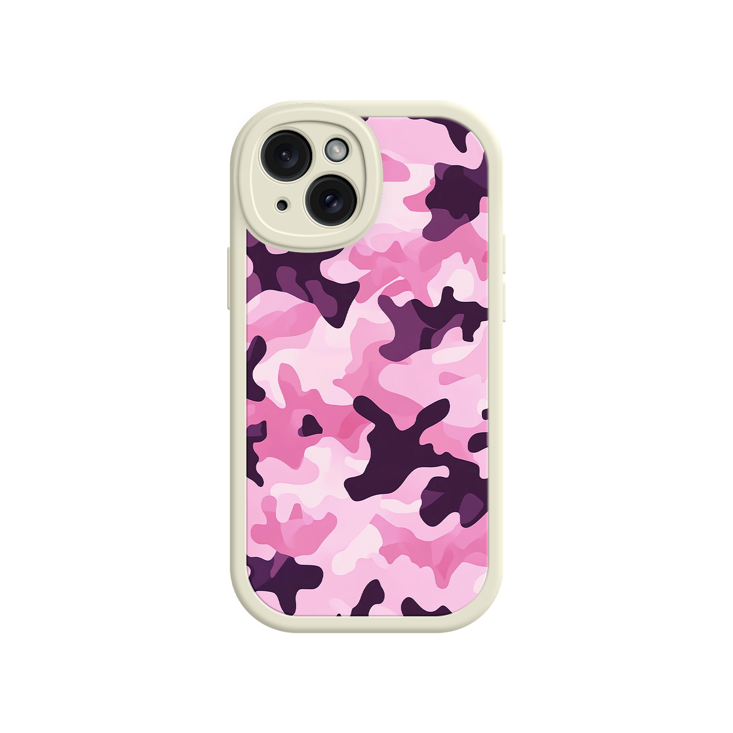 #MC0030 Factory Wholesale Pink Camo iPhone 17 Case – Camouflage, Feminine Style, Protective Phone Cover