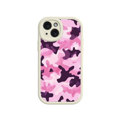 #MC0030 Factory Wholesale Pink Camo iPhone 17 Case – Camouflage, Feminine Style, Protective Phone Cover