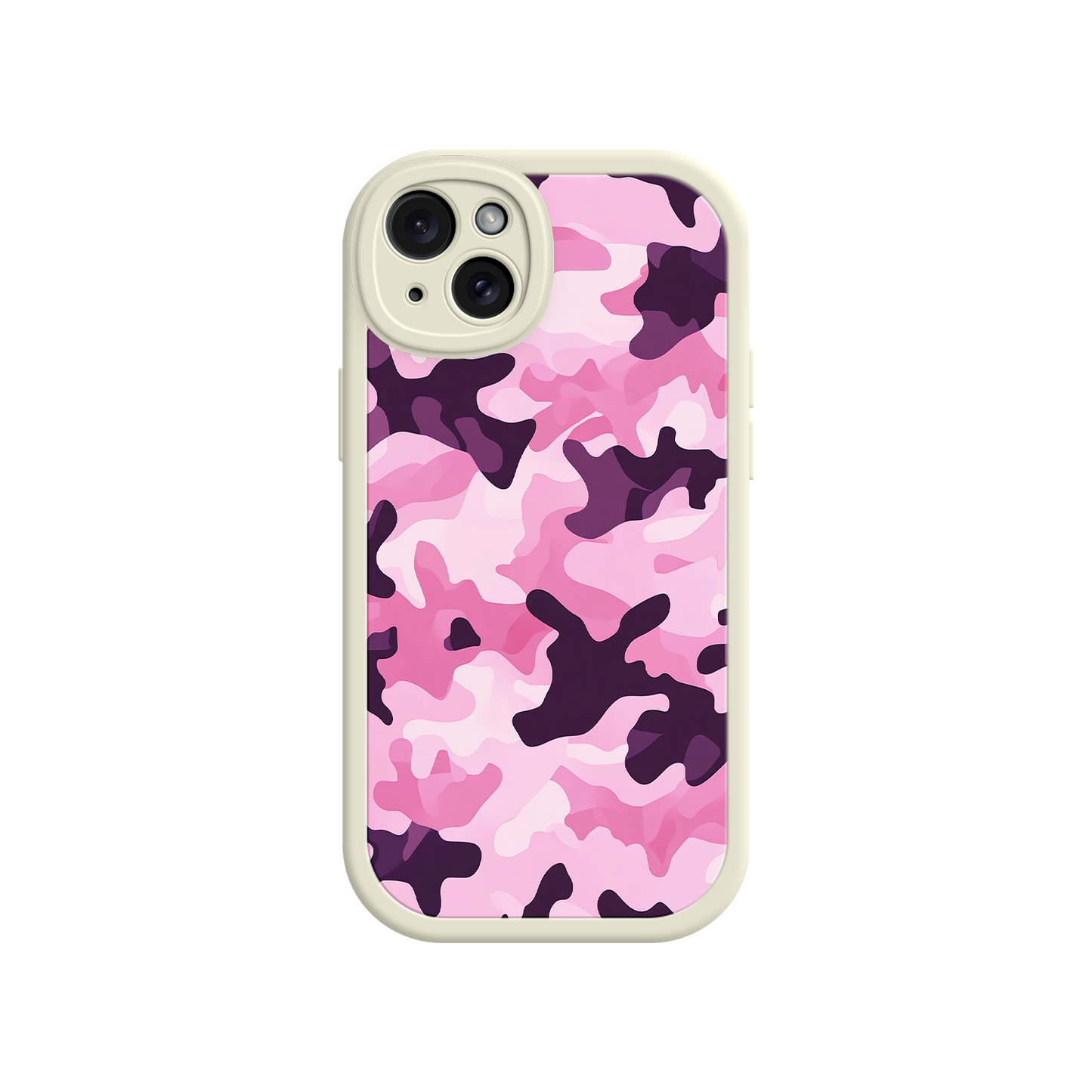 #MC0030 Factory Wholesale Pink Camo iPhone 17 Case – Camouflage, Feminine Style, Protective Phone Cover