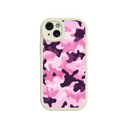 #MC0030 Factory Wholesale Pink Camo iPhone 17 Case – Camouflage, Feminine Style, Protective Phone Cover