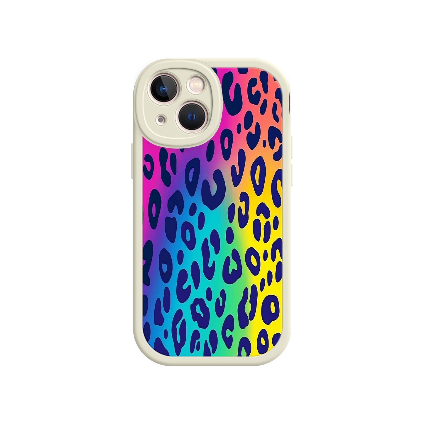 #MC0035 Factory Wholesale Rainbow Leopard Print iPhone 17 Case – Vibrant Gradient Leopard Pattern, Colorful Animal Print Design, Trendy Animal Print Phone Cover