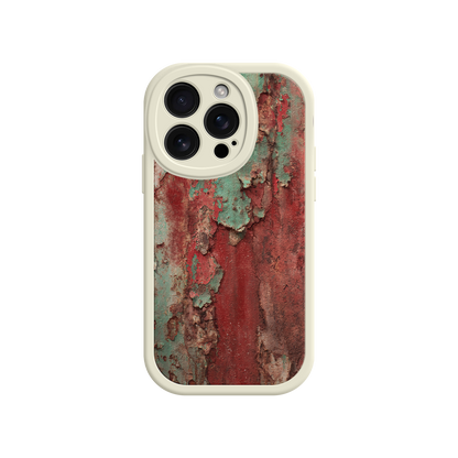 #MC0022 Factory Wholesale Rustic Metal Texture Phone Case – Vintage Industrial Style for iPhone 17