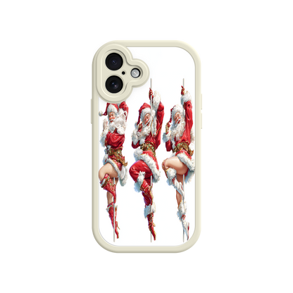 Santa Claus phone case with nostalgic holiday vibe